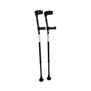 Muleta Canadienses de Aluminio - Adulto - Negra